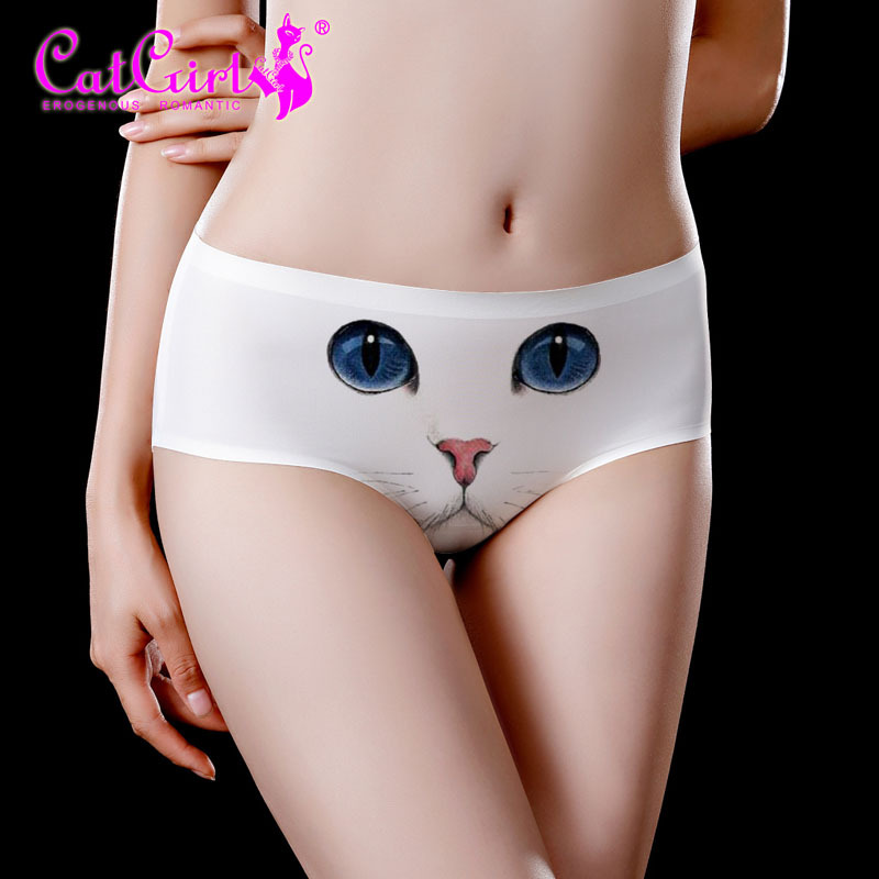 Ladies creative cute underwear girls briefs cat underwear wholesale foreign trade supply a generation of hair