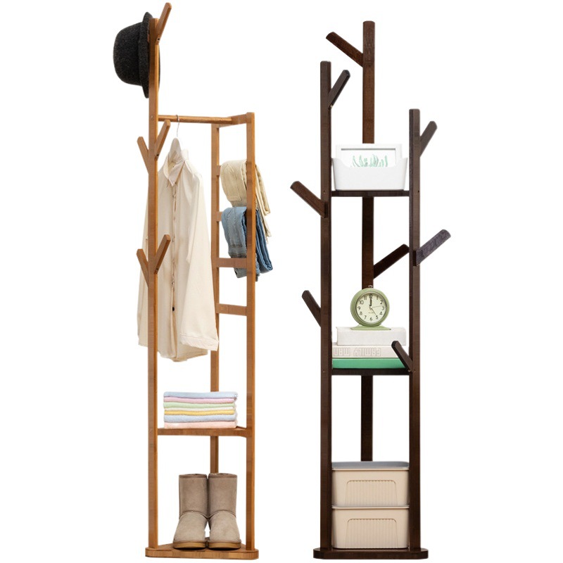 Coat Rack Floor Hanger Household Hanger Hanging Clothes Floor Rack Bedroom Vertical Simple Rack Hanger