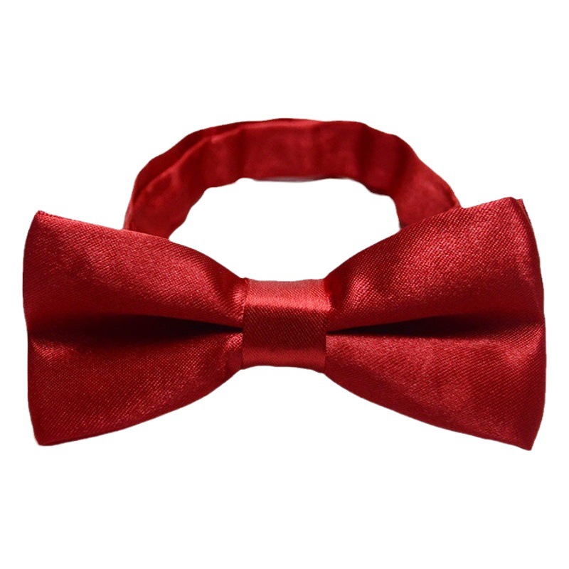 Children's Solid Color Bow Tie Korean Version Candy Color Baby Performance Clothing Bow Tie Flower Manufacturer Ready Stock Wholesale