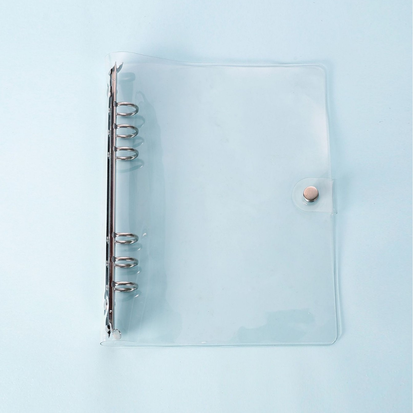 Picture of Spot Loose-Leaf Book Shell Notebook Simple Pvc Hand Ledger A5A6A4A7B5 Notepad Transparent Loose-Leaf Book