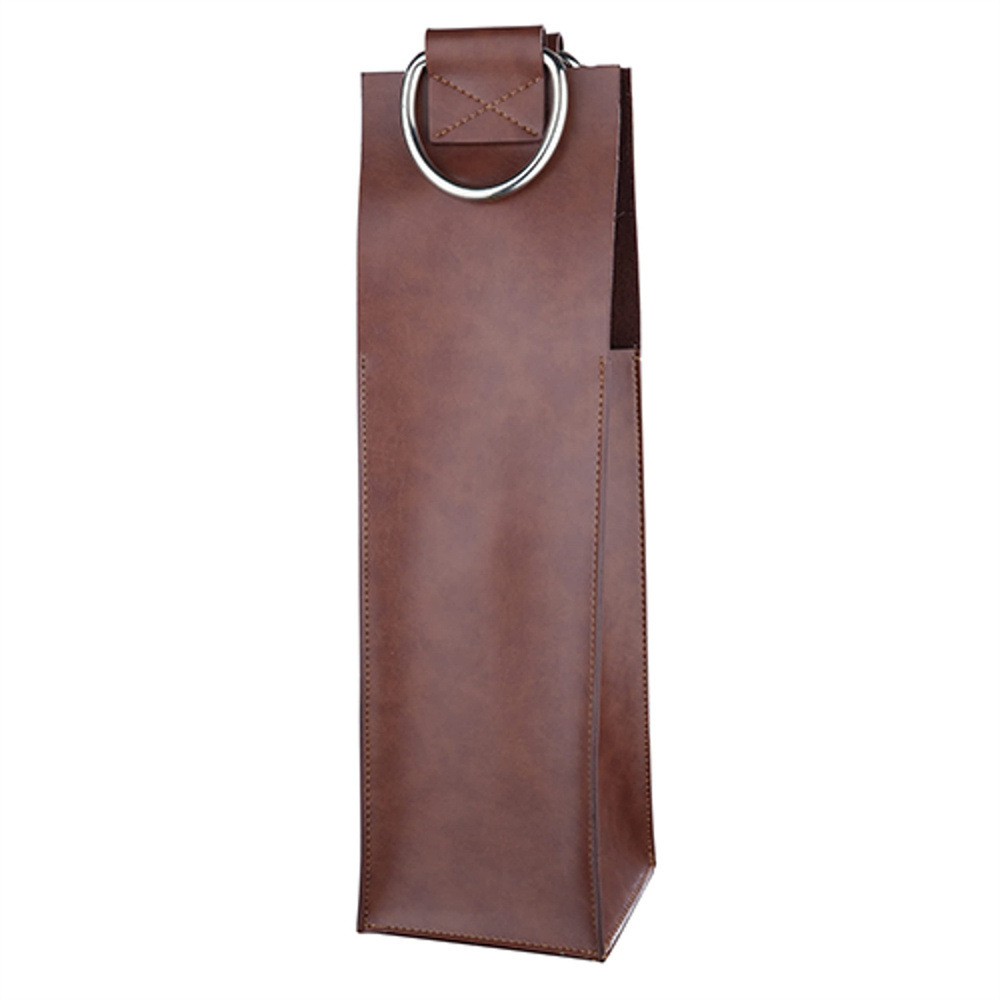 Picture of Ready Stock Wine Packaging Gift Box Satchel Red Wine Storage Gift Box Bag Leather Wine Storage Bag Set