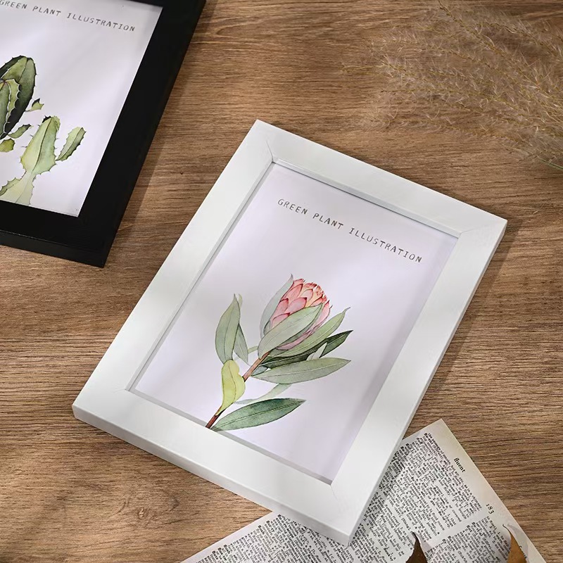 Picture of Photo Frame Wholesale Wooden Display Stand Photo Wall 5 Inch 67810A4 Creative Simple Picture Frame Handmade Hanging Decoration