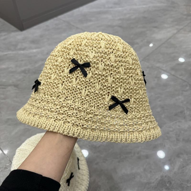Picture of Fisherman Hat Women's Spring and Summer New Arrival Women's Lace Fashionable Japanese Bucket Hat Simple Sunscreen Hat Showface Small Basin Hat