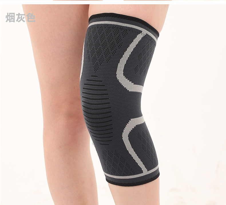Picture of Maxwell Sports Knee Protector Double Corrugated Non-slip Elastic Warm Nylon Knitted Protector Outdoor Cycling Mountaineering Protector