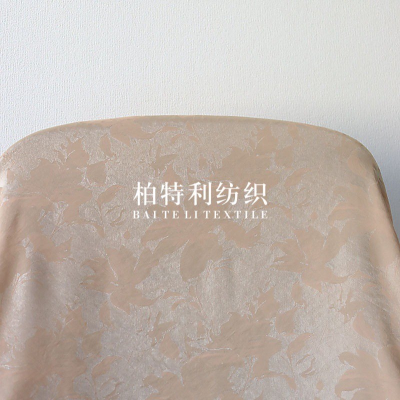 Two-Color Imitation Rayon Jacquard Fabric, Imitation Silk Dark Pattern, Lily Blossom, Ancient Style Tang Suit, Cheongsam, Han Dynasty Clothing Fabric
