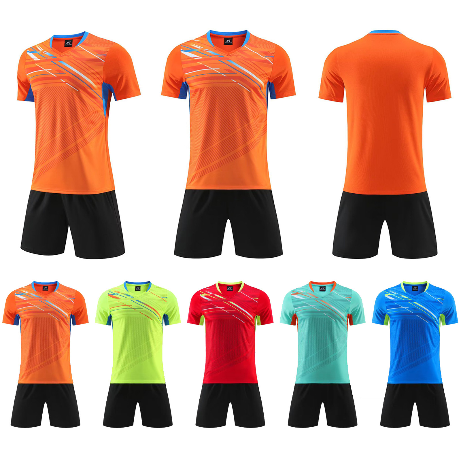 Wholesale spot badminton suit summer volleyball training suit with sleeves middle school students rehearsal tennis suit can be DIY