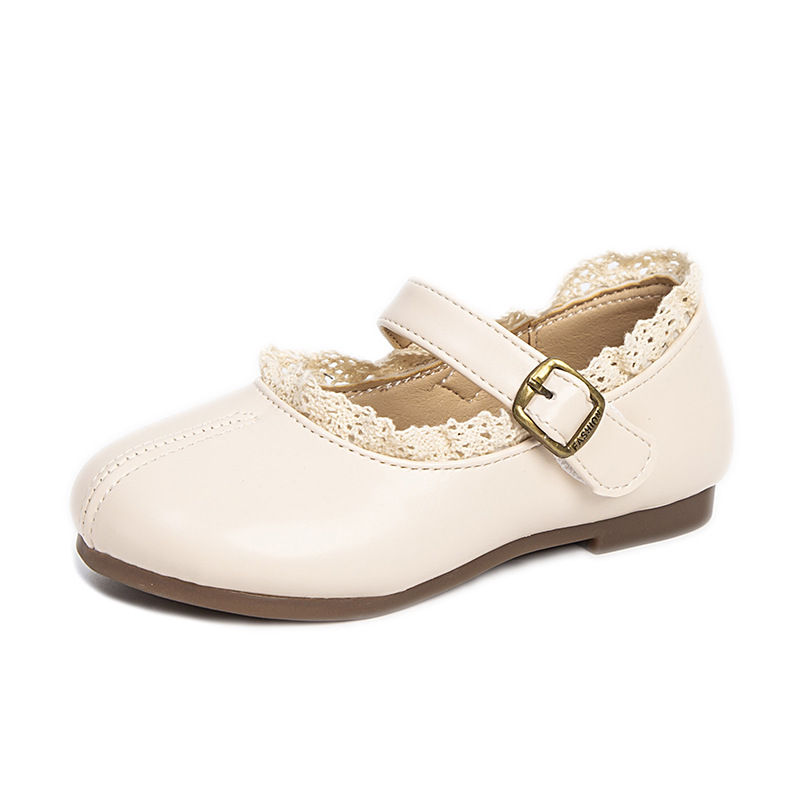 Picture of Girls' Small Leather Shoes 2025 New Autumn and Winter Kidsren's Shoes Small Fragrant Princess Shoes Spring & Fall Baby Girl Soft Sole Shoes