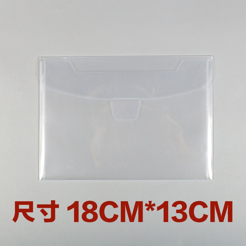 Picture of Pin Yue Wholesale A5 Horizontal Socket-Type Transparent File Bag Customized A7 Size Vertical Knife Mold Invoice Bag
