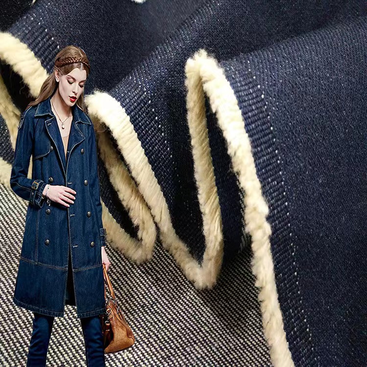 14A Thickeneded 7X7 Denim Fabric Winter Denim Jacket Pants Shoe Material Box Hat Spot Wholesale Sd77
