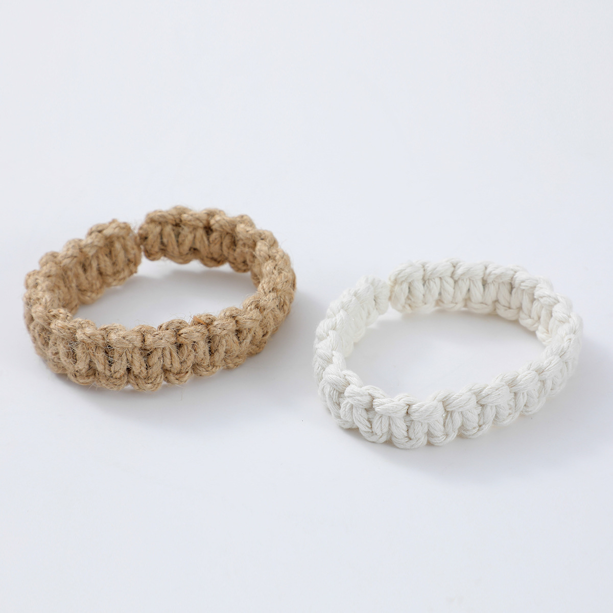 Picture of Cross-border new hemp rope curtain clip living room curtain binding rope woven curtain lace pure handmade window