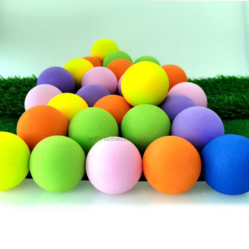 Golf Indoor Ball Kidsren's Toy Entertainment Venue Ocean Ball Toy Foam Ball Eva Monochrome Ball 60Mmn Color