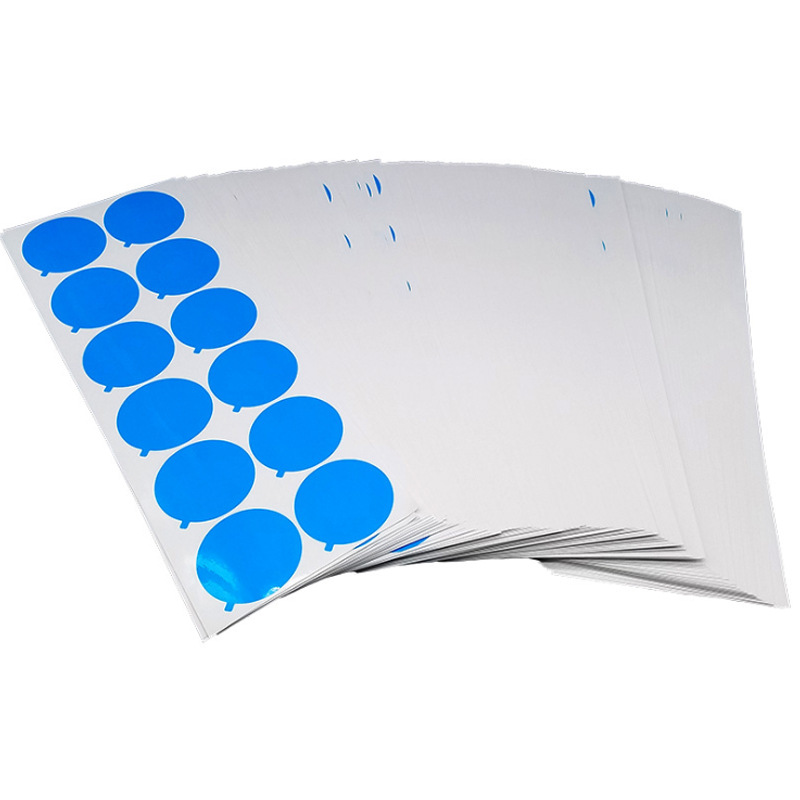 Picture of Blue PE protective film with hand tear round hardware plastic lens protective film anti-scratch and dustproof factory Film
