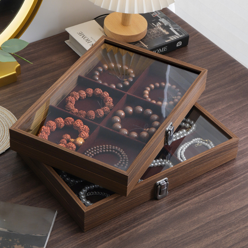 New Product Dust-Proof Jewelry Box with Lid, Bracelet Storage Box, Bracelet Box, Jade Bracelet Jewelry Box, Jewelry Box