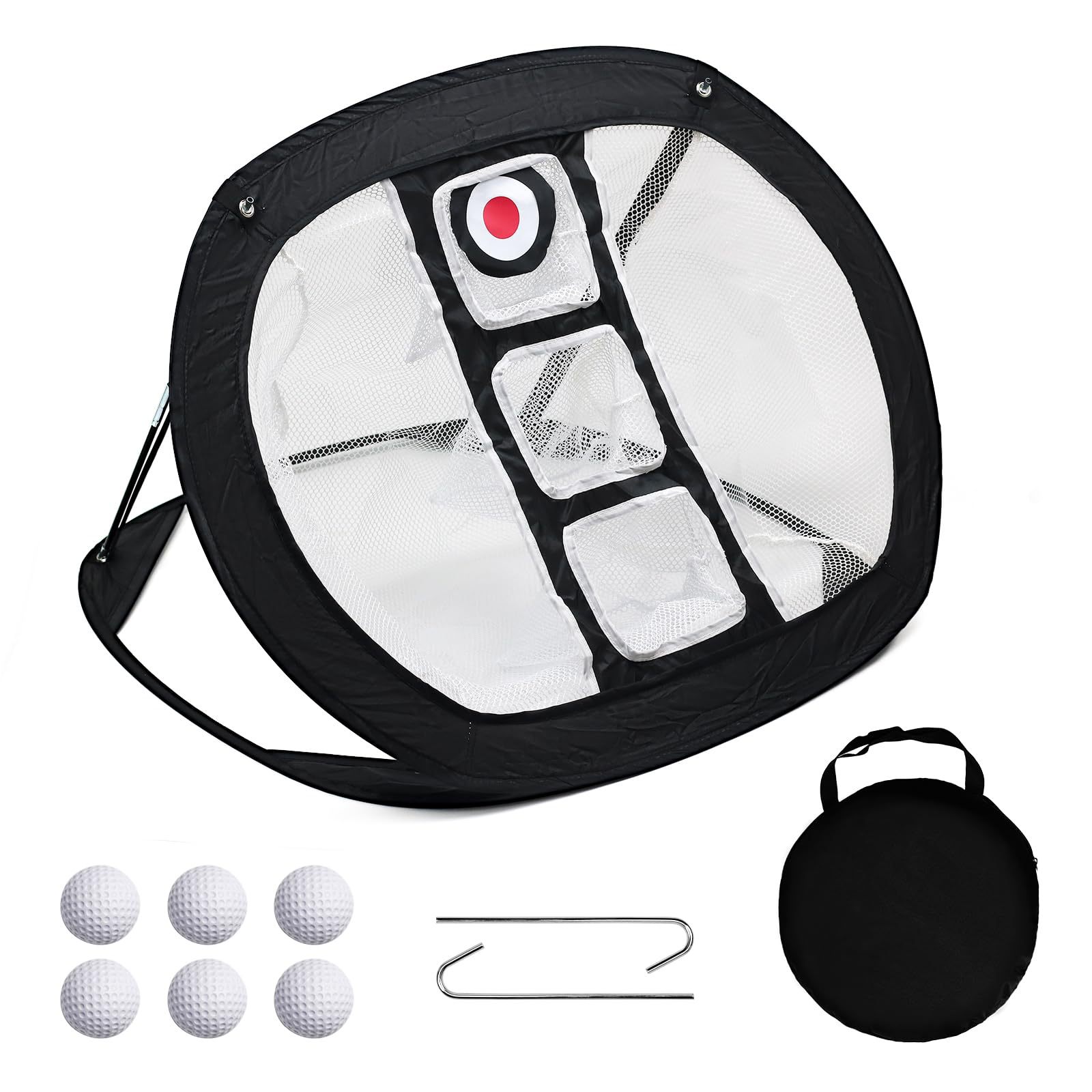 Golf practice net simple folding golf practice net cutting rod net indoor and outdoor cutting rod swing practice net