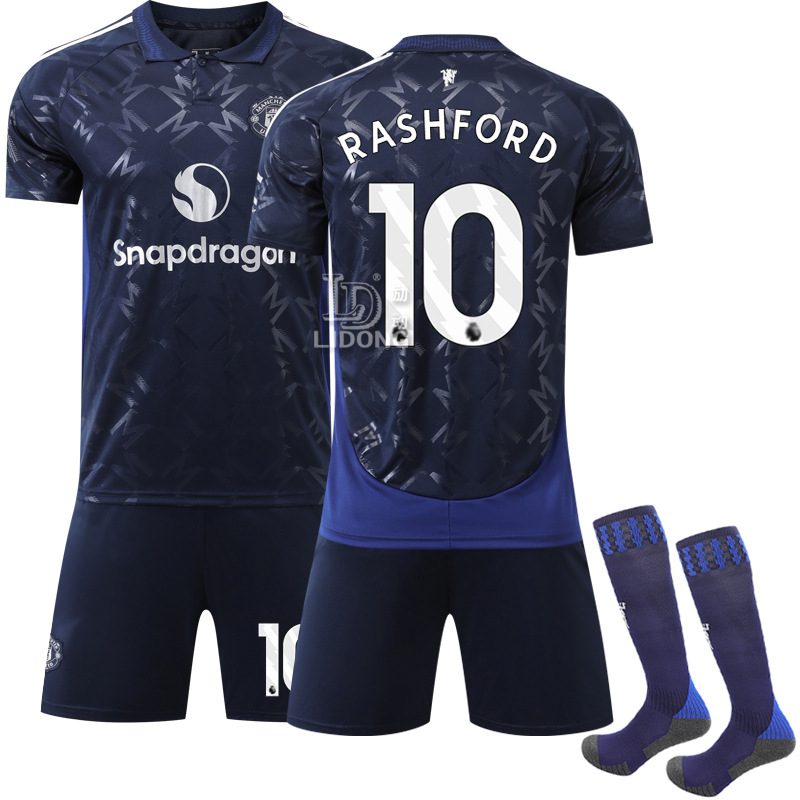 2425 New Red Magic Busman L Jersey 10 Lashford 21 Anthony Football Jersey m Lianbao Blue Hawayon