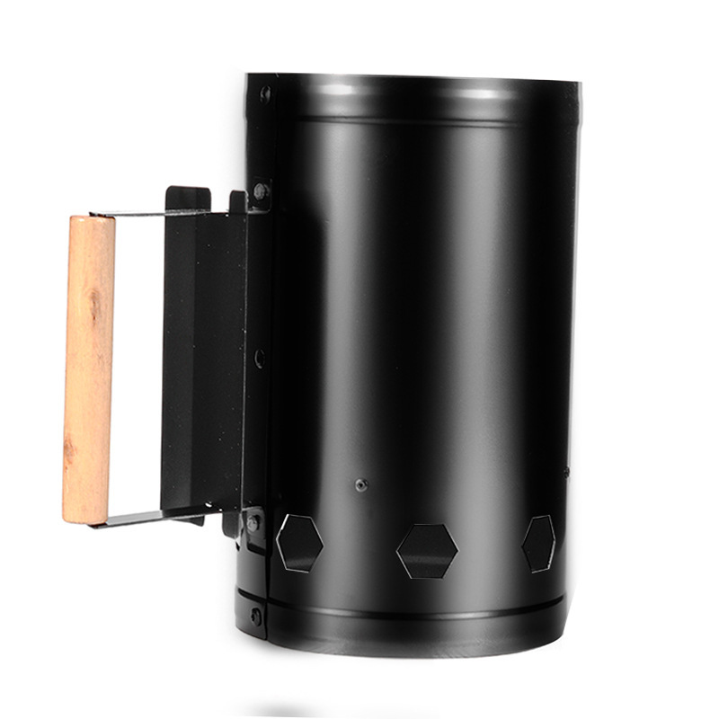 Picture of Ignition barrel charcoal ignition barrel charcoal ignition barrel barbecue stove stainless steel igniter outdoor barbecue stove ignition tube