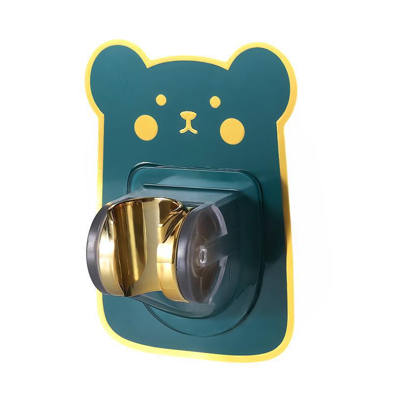Picture of Punch-free bathroom shower bracket universal adjustable fixed shower head artifact nozzle hanging seat Wall seat bottom wholesale