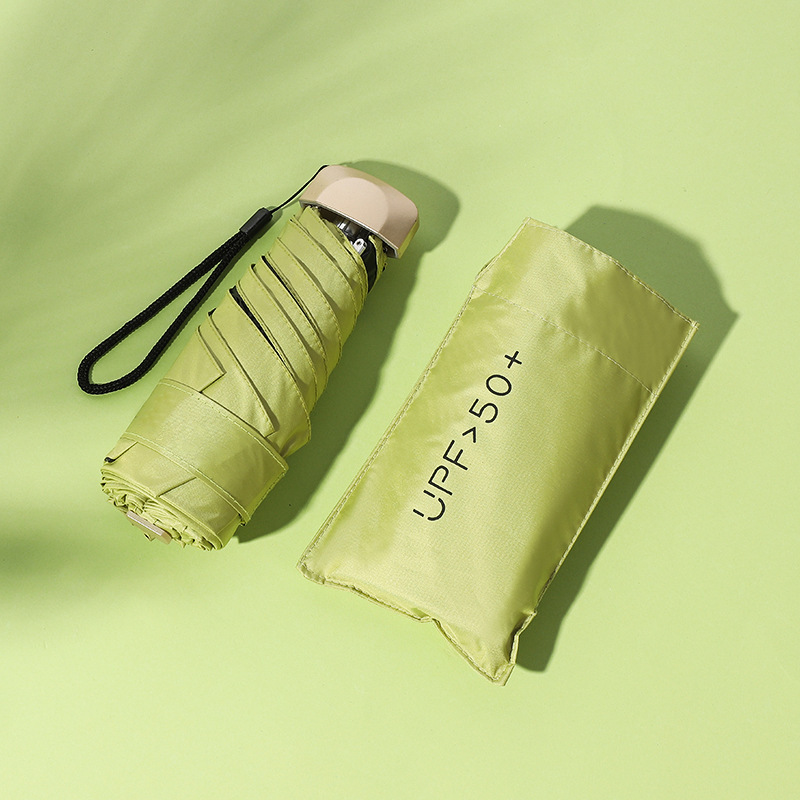 Picture of Sun Umbrella Women 50% off Umbrella Mini Umbrella Pocket Umbrella Sun Protection Uv Protection Parasol Vinyl Sun Umbrella Folding Umbrella