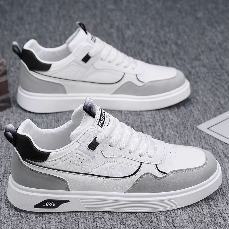 Student Men's All-match White Shoes New 2024 Summer Youth Fashion Sneakers Men's Casual Sports Breathable Trendy Shoes