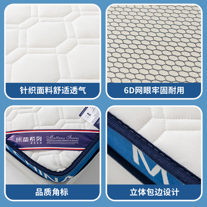 Picture of New Upgraded Blue Edge Mattress Soft Cushion Breathable Comfortable Mattress Easy Folding Storage Tatami Dormitory Mattress Wholesale