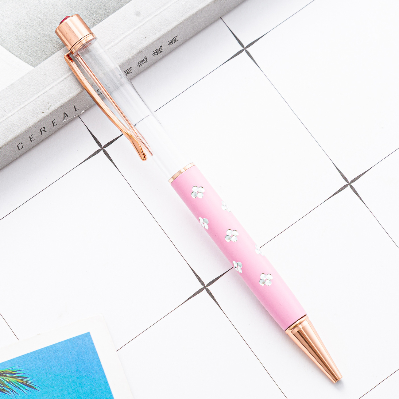 Picture of Empty Rod ballpoint pen spot wholesale gift metal advertising pen diy depiction empty pipe pen advertising pen printing logo