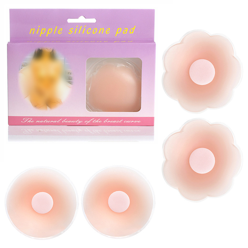 Picture of Breast Patch Wholesale Summer Disposable Breast Patch Small Breast Thin Transparent Silicone Breast Patch Nipple Patch Waterproof Dress for Women