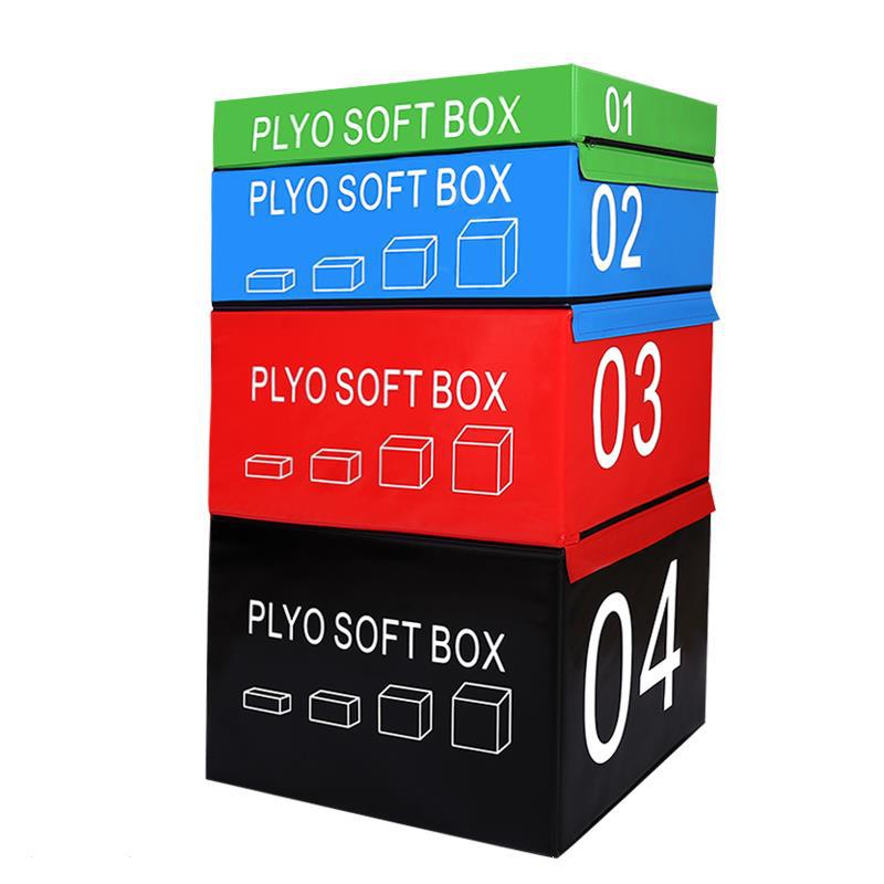 Picture of Jump Box Adult Software Physical Training Jump Box Four-In-One Combination Kidsren's Sensory Integration Progressive Step Training Jump Box