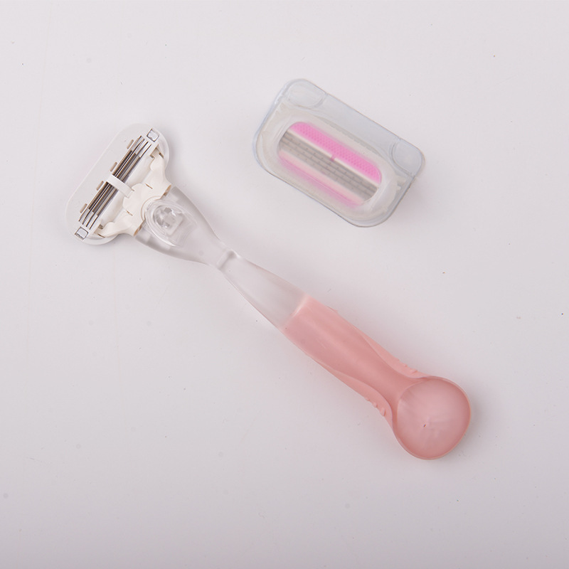 Picture of Manufacturer Wholesale Women's Manual Razor Hair Removal Knife Women's Private Part Razor Armpit Hair Three-Layer Epilator Shaver