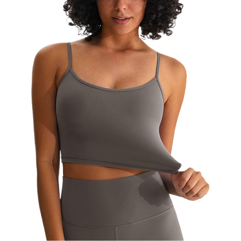 New breathable sports underwear women's moisture wicking camisole yoga vest push up fitness bra beauty back bra