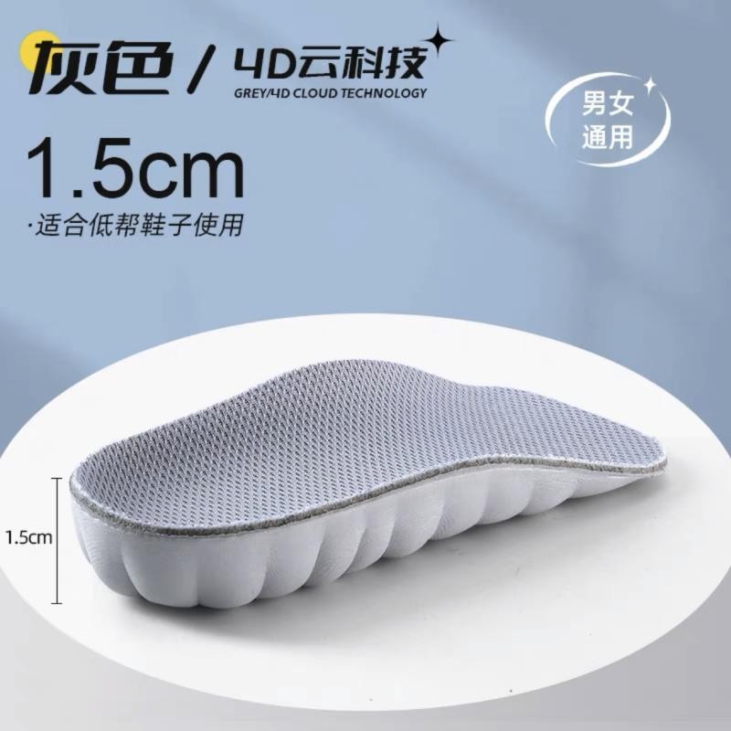 Picture of Inner heightening insole half pad eva breathable comfortable invisible heightening pad heel shock absorption can be cut wholesale distribution