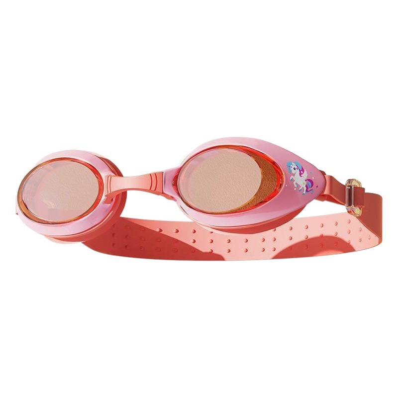 Small frame children's swimming goggles boys and girls swimming HD waterproof anti fog glasses diving goggles swimming cap professional equipment