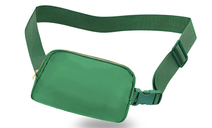 Picture of Amazon Outdoor Running Waist Bag Lulu Same Style Crossbody Bag Chest Bag for Men and Women Fashionable Nylon Waterproof Sports Waist Bag