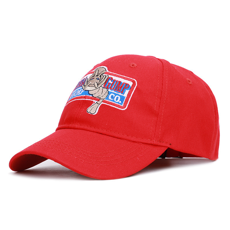 Foreign trade AliExpress explosion hat Forrest Gump with embroidered baseball cap outdoor sports hip-hop cap men