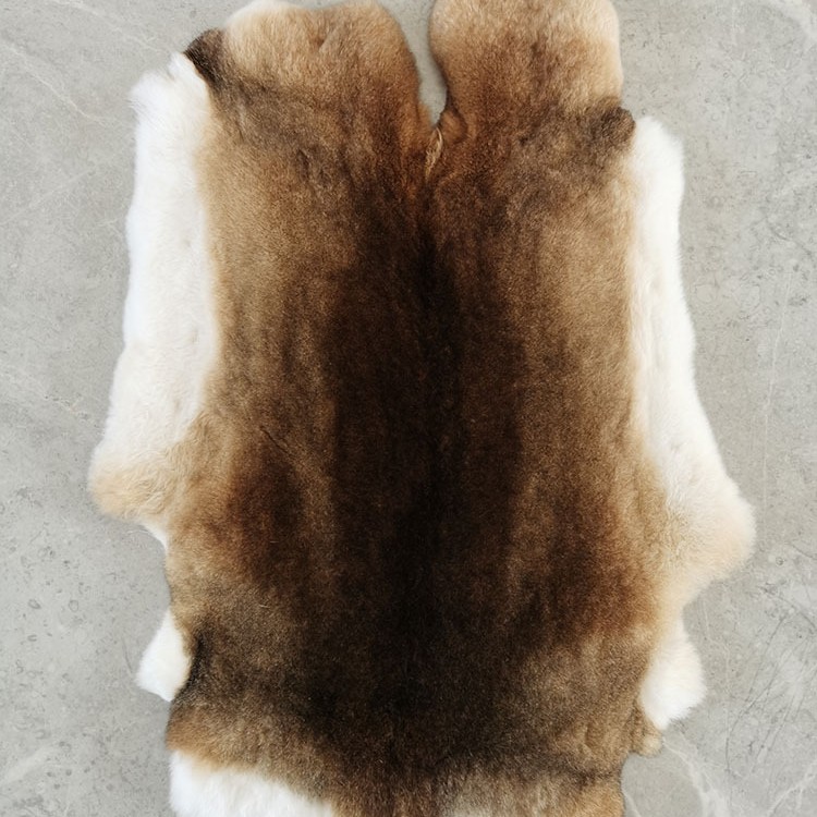 Natural Whole Rex Rabbit Fur High-End Clothing Decorative Fabric Home Decoration Collection Ornaments