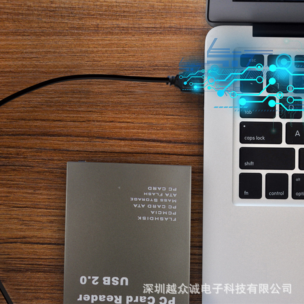 Picture of USB2.0PCMCIA card reader 68-pin industrial flash memory card direct reading ATA PCMCIA storage card PC Card