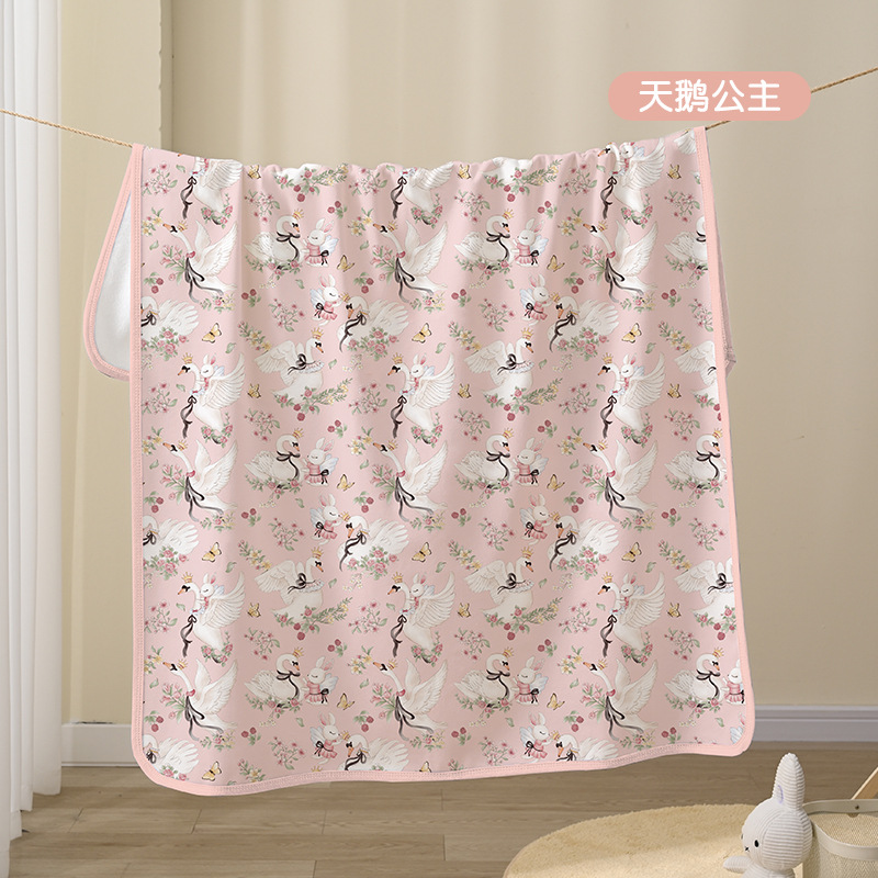 Picture of Diaper pad waterproof washable newborn baby diaper pad cartoon newborn baby diaper pad physiological period menstruation pad