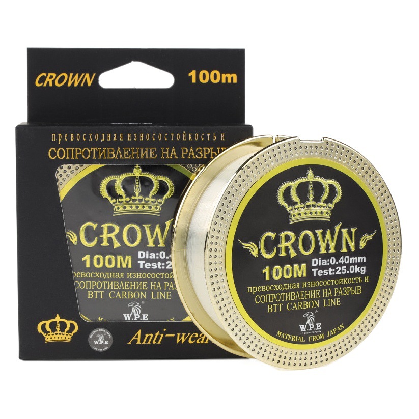 W.P.E fishing line main line 100 m fluorocarbon coated invisible fishing line carbon fiber carp fishing tackle