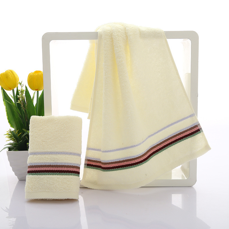 Picture of Jieliya towel 6638 plain pure cotton soft satin strong absorbent gift towel cotton wholesale