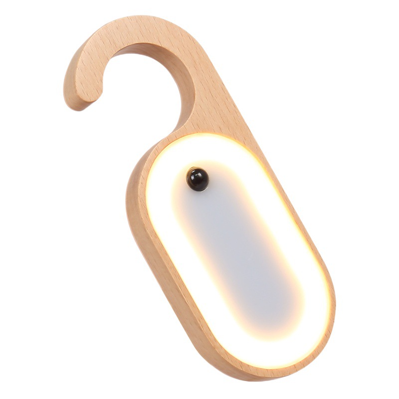 Good Stick Message Human Body Sensor Lamp Luminous Message Board Creative Gift Lamp Dormitory USB Charging Bedside Wooden Table