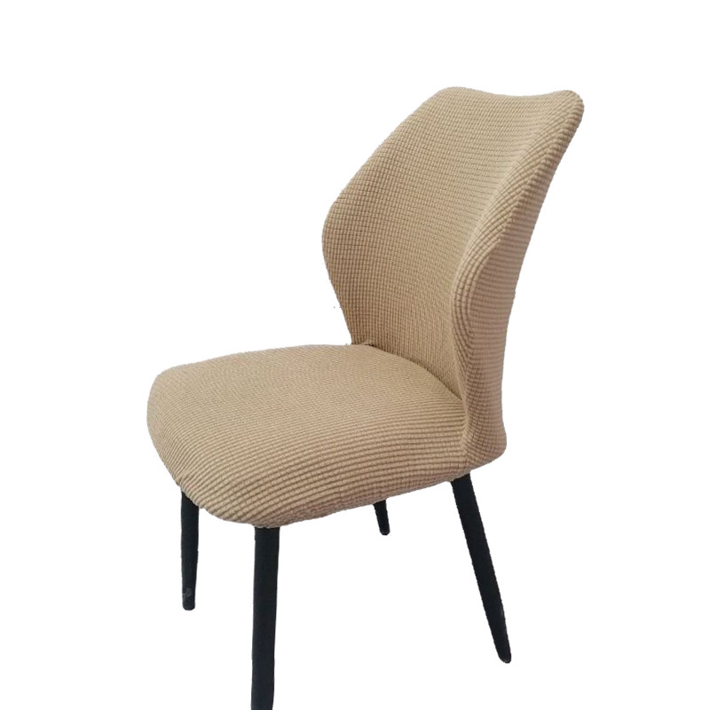 Picture of Chair Cover Elastic All-inclusive Household Modern Curved Dining Chair Cover Cushion Backrest Integrated Household Stool Cover Cover