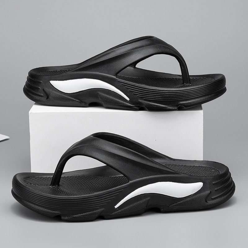 Flip-flops Men's 2024 New Summer Outdoor Wear Non-slip Soft Bottom Beach Sandals Men's Outdoor Special Flip-flops
