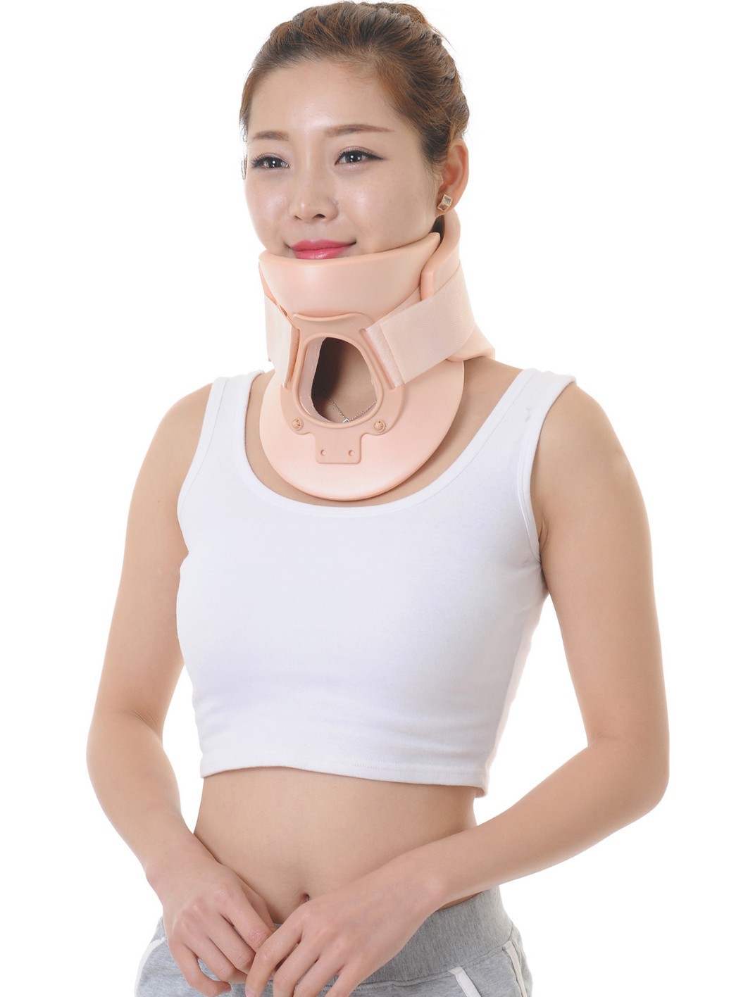 Neck Brace to Prevent Bowing, Polymer Brace, Fixed Brace, Neck Brace, Fixed Correction of Stretching, Neck Brace, Split Neck Brace