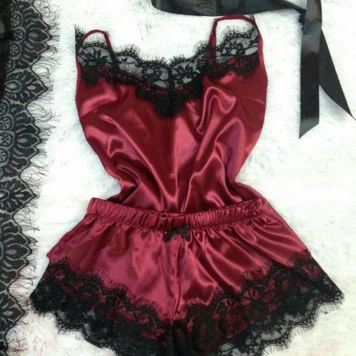 Cross-border Europe and the United States hot Amazon eBay sexy temptation lace suspenders sexy underwear two-piece 8003