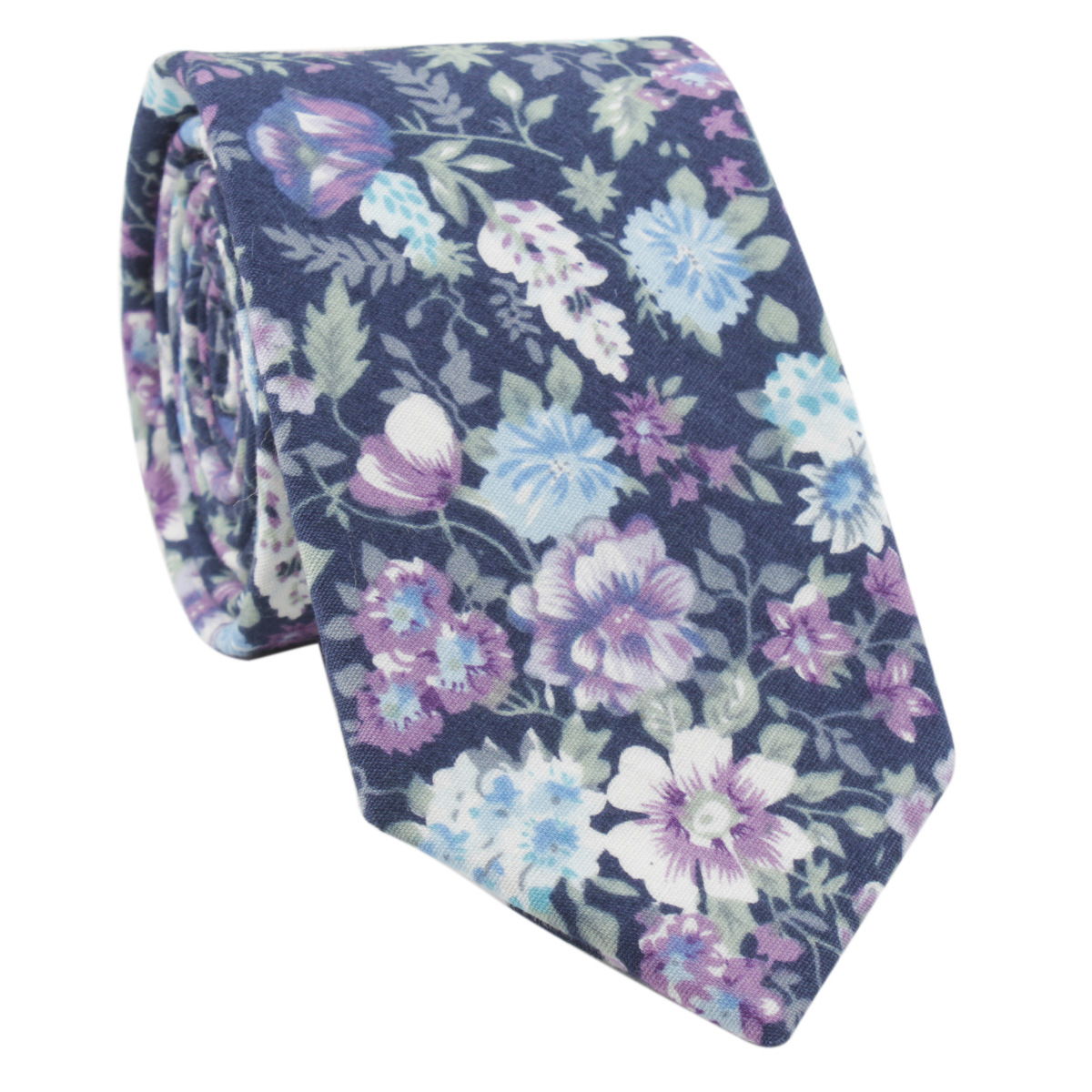 Picture of Cotton tie men's printed fashion casual flower cotton narrow tie AliExpress tie cross-border e-commerce supplier