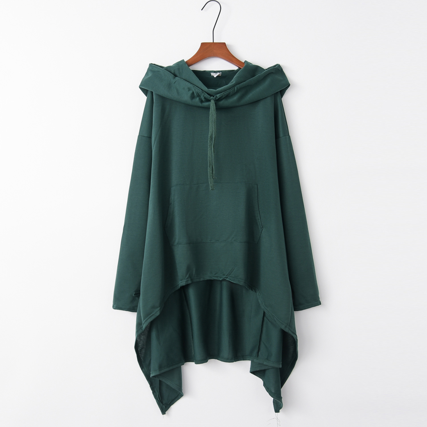 Fall/winter 2023 AliExpress wish Amazon new European and American solid color long hooded vests