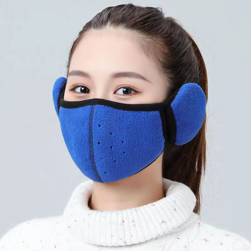 Picture of Warm mask autumn and winter thickened ear protection face cold-proof men and women three-dimensional washable riding windproof mask breathable hole