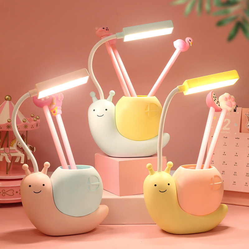 Picture of Creative cartoon rechargeable desk lamp learning students eye lamp kindergarten children Night Lamp bedside lamp gift wholesale
