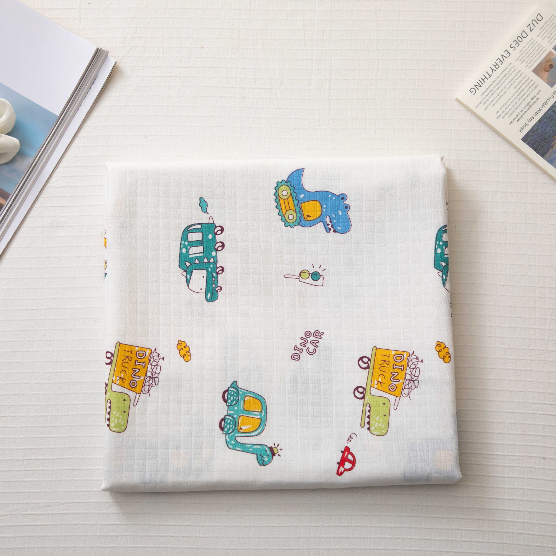 Factory Wholesale Infant and Child Type a Pre-Shrunk 110*90 Non-Fluorescent Plain Weave 40 Count Combed Muslin Double Layer Cotton Gauze