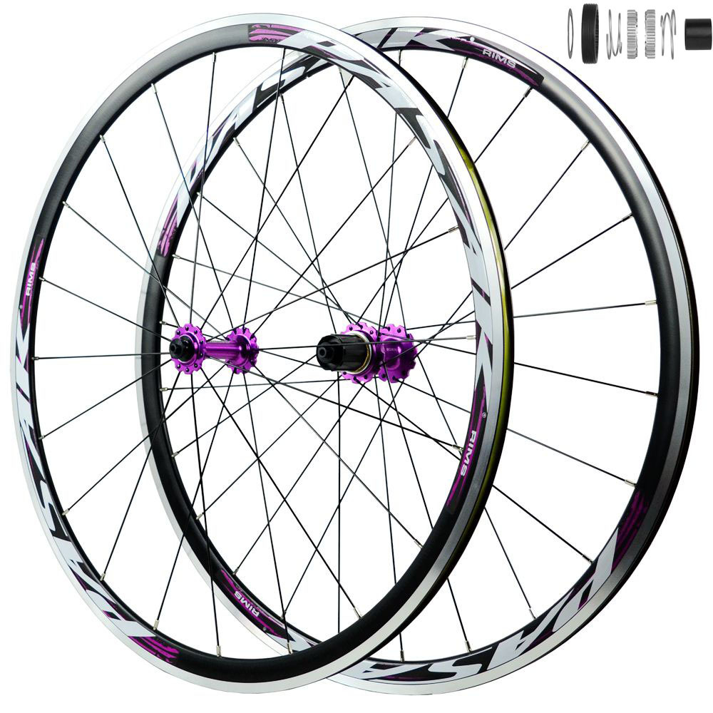 Aluminum alloy Sipeilin bearing road wheel set 700C DT planetary ratchet 54T bicycle wheel 11 speed C brake V brake