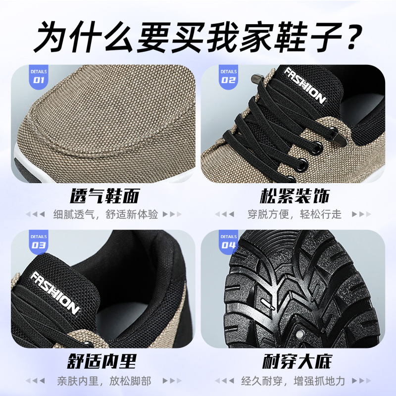 Picture of Shoes Men's Shoes Summer New Breathable Men's Shoes Soft Sole Comfortable Running Shoes Versatile Men's Sports Shoes